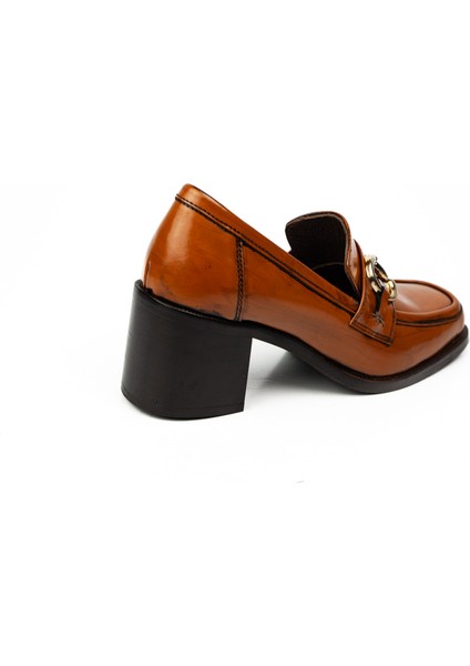 6500 Taba Kalın Topuklu Günlük Kadın Ayakkabı fırsatları