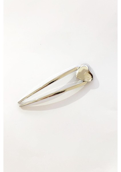 Kalp Dekorlu Metal Topuz Çubuk Toka fiyatları