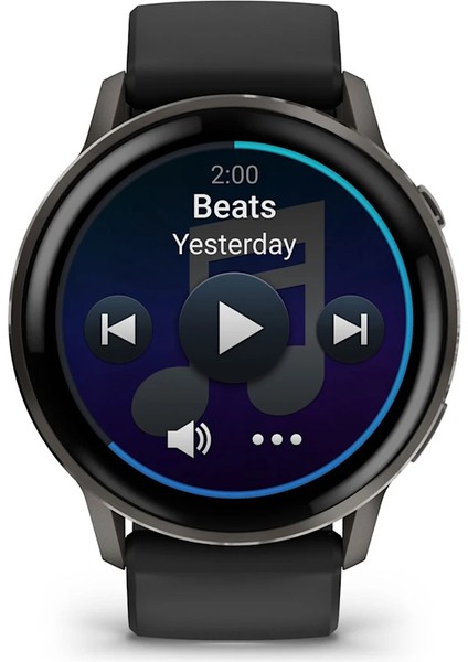 Venu 4 - 45 mm - Siyah Silikon Kayışlı fırsatları