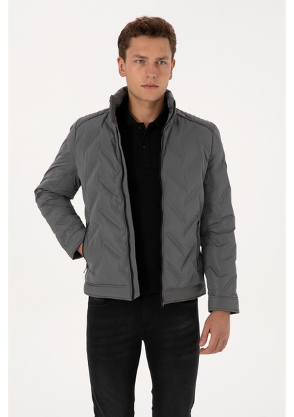 Erkek Gri Mont 50310209-VR024 modelleri