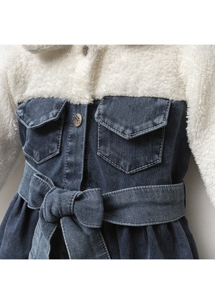 Kız Çocuk Welsoft Kumaş ve Kot Elbise modelleri