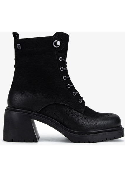 Kadın Hakiki Deri Siyah Nubuk Casual Bot 322 2552502 Bn Bot SK25-26 Sıyah Nbk