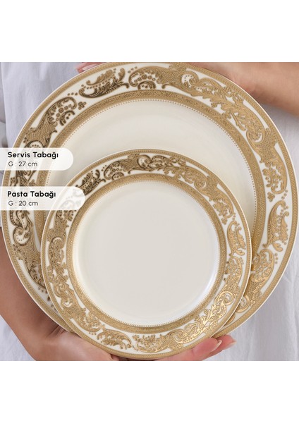 Elegance Bone Isola 24 Parça 6 Kişilik Yemek Takımı