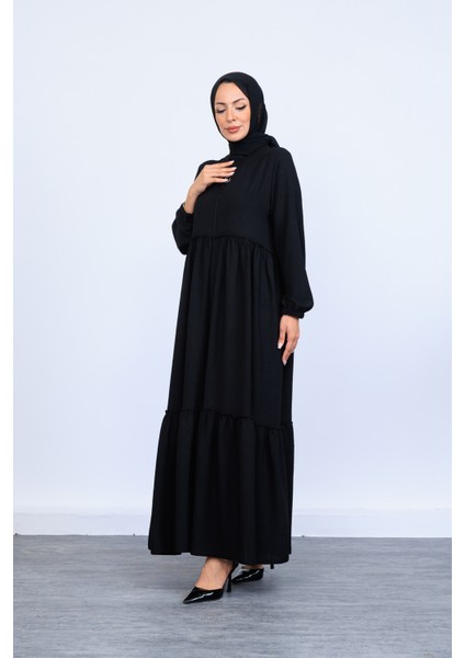 Çift Kat Büzgülü Mevlana Ferace fiyatları