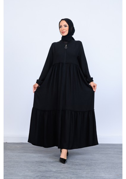 Çift Kat Büzgülü Mevlana Ferace