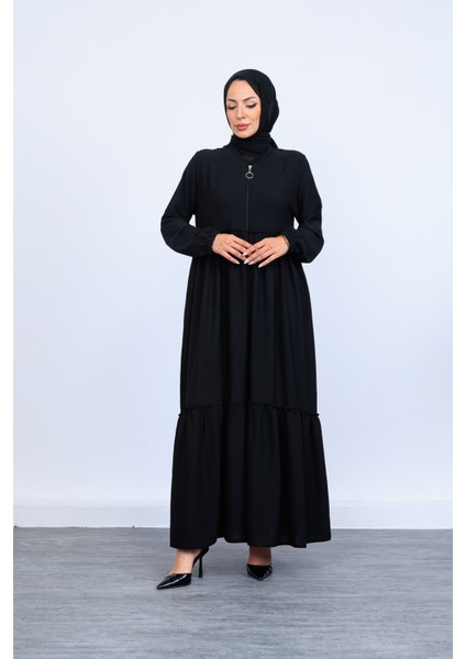 Çift Kat Büzgülü Mevlana Ferace