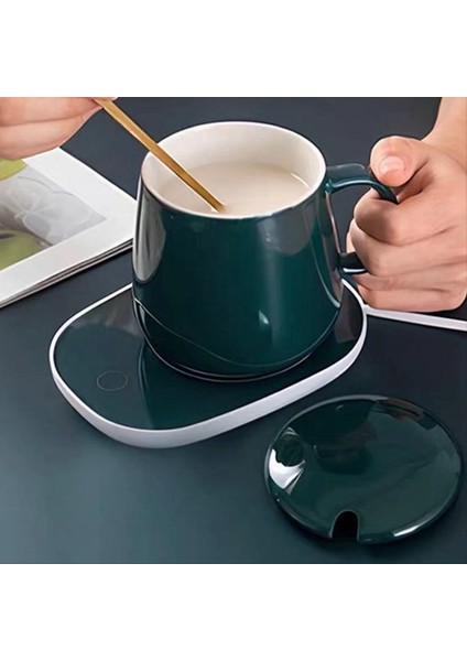 Kahve Termostatı Masaüstü Kahve Kupası Termostatı Kahve Severler Için Uygun Mum Süt Çay Hediye Ab Fişi Beyaz (Yurt Dışından) fiyatları