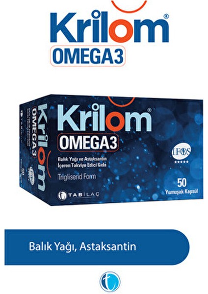 Omega 3 Yumuşak Kapsül 50 Adet Balık Yağı ve Astaksantin Ekstresi İçeren Takviye fiyatları