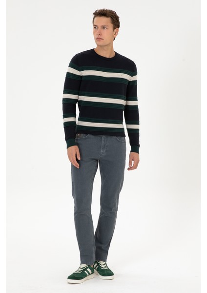 Erkek Lacivert Kazak /triko 50308263-VR033 fırsatları