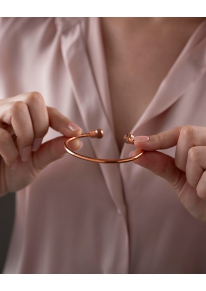 Top Uçlu Manyetik Bakır Bilezik modelleri