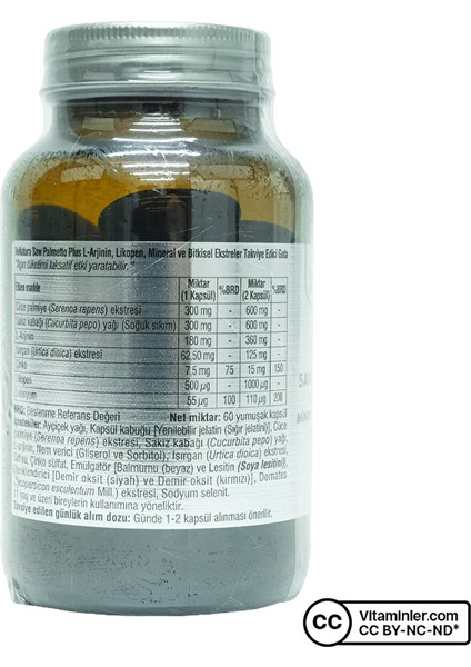 Saw Palmetto Plus 60 Kapsül