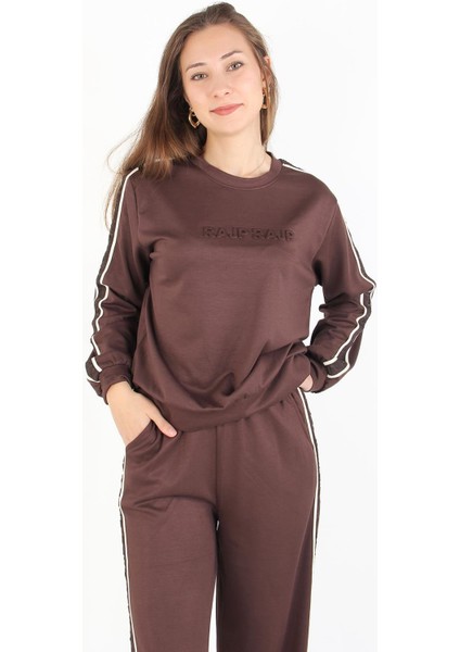 2691 Rajp Rajp Kolu Alt Kenarları Yazılı O Yaka Osho Takım indirimleri