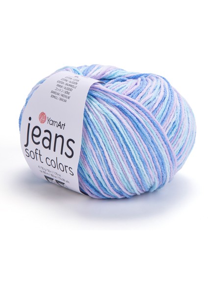 Jeans Soft Colors - Ebruli El Örgü Ipi
