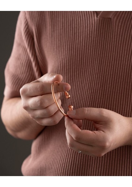 Top Uçlu Manyetik Bakır Bilezik indirimleri