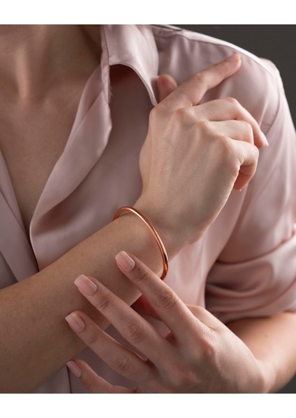 Top Uçlu Manyetik Bakır Bilezik