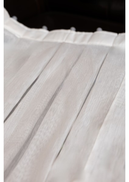 Tai Bambu Toz Tutmayan Tül Perde, 1x2 Seyrek Pileli Ağır Gramajlı Ütü Gerektirmeyen Tül Perde modelleri