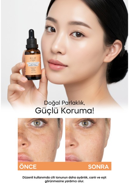C&E Aydınlatıcı ve Canlandırıcı Cilt Bakım Serumu (Sodium Ascorbyl Phosphate + Niacinamide) fiyatları