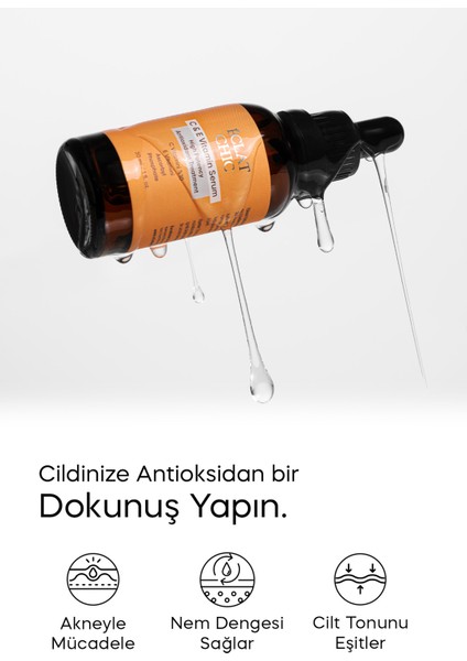 C&E Aydınlatıcı ve Canlandırıcı Cilt Bakım Serumu (Sodium Ascorbyl Phosphate + Niacinamide) indirimleri