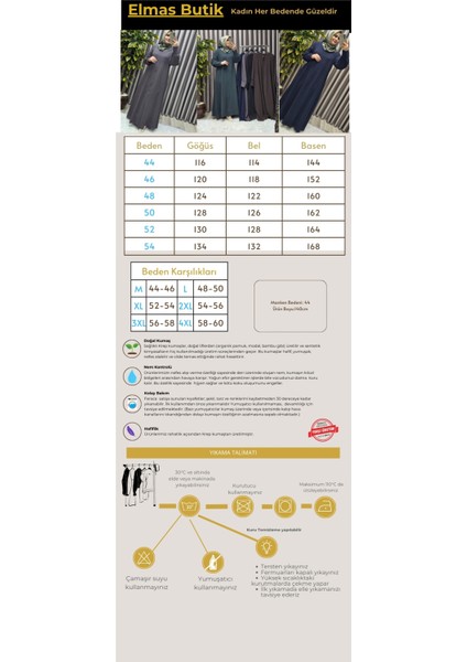 Kadın Tesettür Giyim Büyük Beden Hürrem Kol Ferace fırsatları