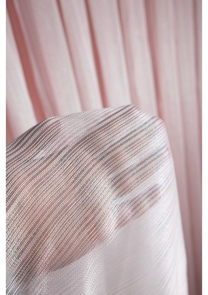 Işın Toz Tutmayan Tül Perde, 1x2 Pileli Ağır Gramajlı Ütü Gerektirmeyen Tül Perde