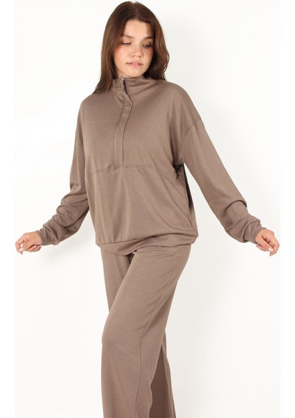 25120 Yarım Fermuar Parçalı Dik Yaka Alt Üst Takım fiyatları