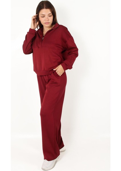 25120 Yarım Fermuar Parçalı Dik Yaka Alt Üst Takım fiyatları