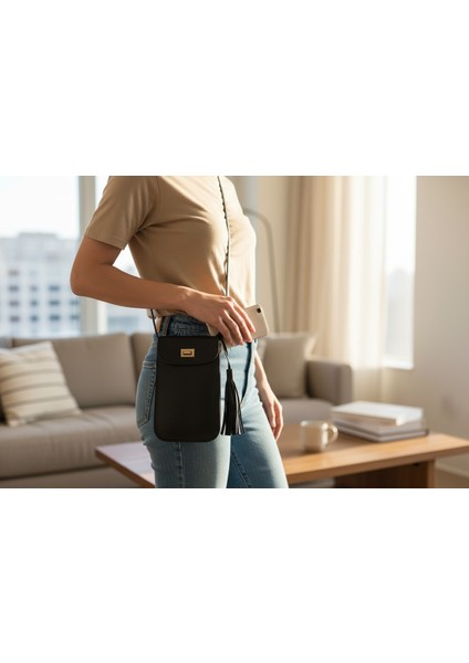 EYCH LAİLA Kadın Telefon Çantası – Kartlık Bölmeli, Minimalist ve Şık Tasarım fiyatları