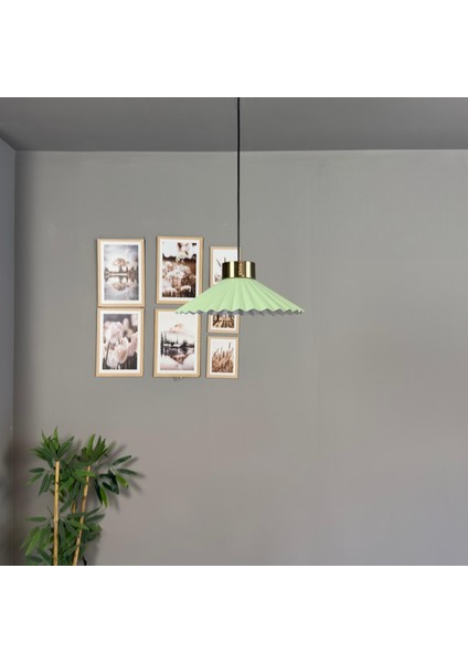 Avilla Mint Tekli Metal Avize Plafonyer Rozans Başlık Cafe Mutfak Modern Sarkıt Aydınlatma