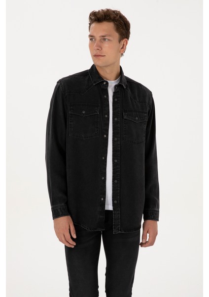 Erkek Siyah Gömlek Jean 50308330-DN0027 modelleri