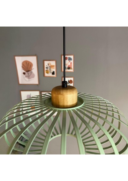 Este Mint Sarkıt Avize Geniş Ahşap Iç Mekan Aydınlatma Dekoratif Mutfak Hol Cafe Ofis fiyatları