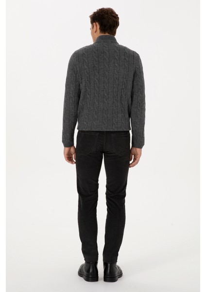 Erkek Gri Pantolon (Kanvas-Chino) 50310150-VR024 fırsatları