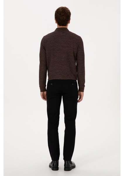Erkek Siyah Pantolon (Kanvas-Chino) 50308762-VR046 fırsatları