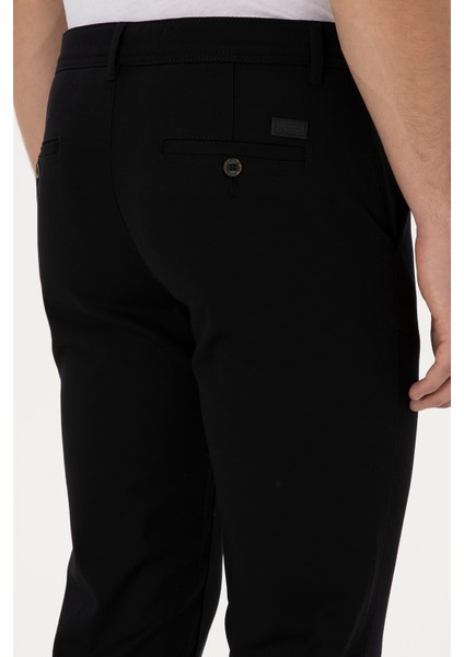 Erkek Siyah Pantolon (Kanvas-Chino) 50308762-VR046
