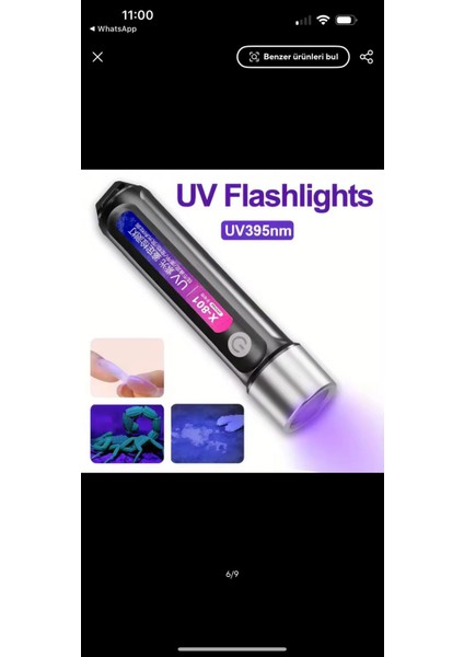 Uv El Feneri 365NM Siyah Işık USB Şarj Edilebilir Ultraviyole LED Blacklight Woods Lamba Güçlü Floresan Taşınabilir Dedektör indirimleri