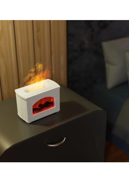 Şömine Hava Nemlendirici Aromatik Oda Kokusu 270 ml Difüzörü Buhar Makinası