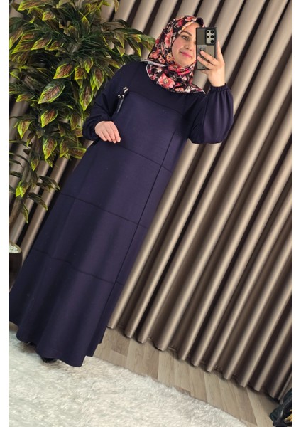 Kadın Tesettür Büyük Beden Giyim Nervür Elbise fiyatları