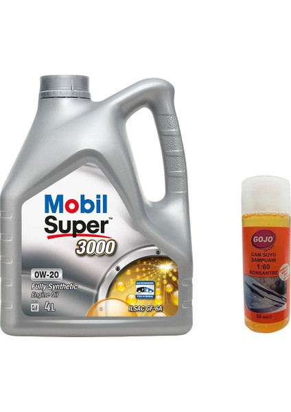 Super 3000 0W20 Motor Yağı 4L ÜT:2024