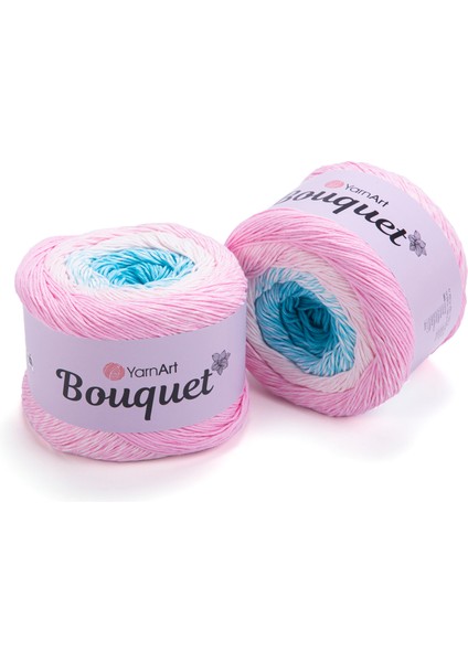 Bouquet %100 Cotton El Örgü Ipliği
