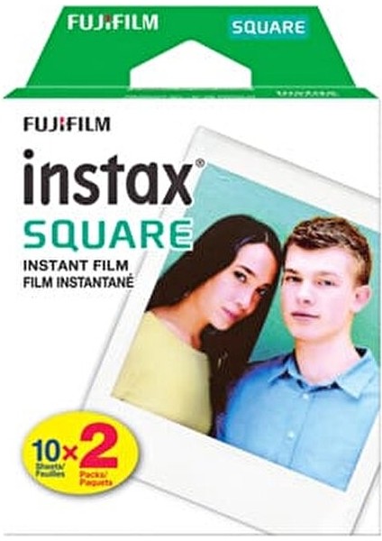 Instax Kare-Square Film 20'li Set 40 Poz Canlı Renklerle 2 Adet Kartuş fırsatları