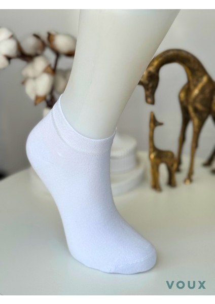 Bambu Dikişsiz Çok Renkli Kadın Sneaker Çorap 12 'li modelleri