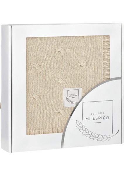 Pamuklu Triko Örgü Bebek Battaniyesi Sycamore indirimleri