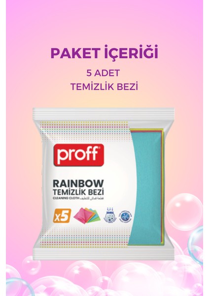 5 Adet Çok Renkli Temizlik Bezi Banyo Mutfak Toz Bezi -Dayanıklı Uzun Ömürlü Mutfak Bezi fiyatları