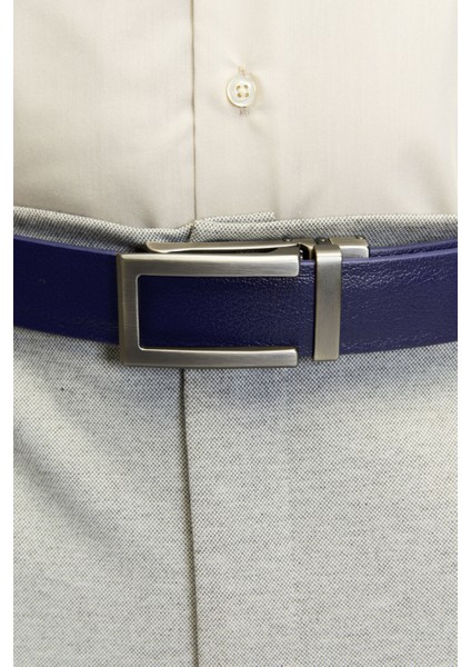 Lacivert Otomatik Tokalı Deliksiz %100 Hakiki Manda Derisi Klasik Erkek Kemeri fiyatları