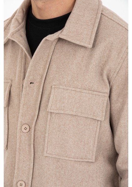 Oversize/regular Fit Düğmeli %100 Pamuk Ceket - Kışlık Basic Model modelleri