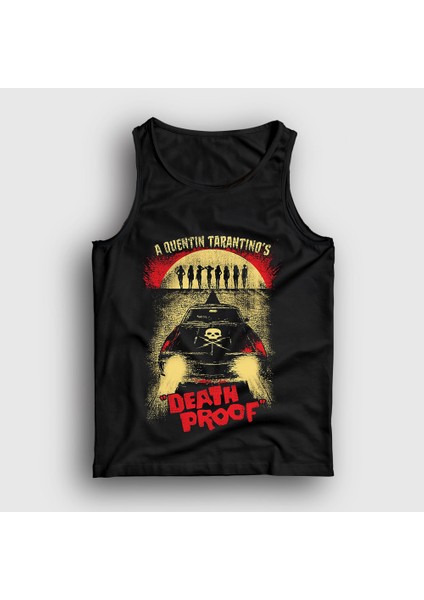 Unisex Siyah Death Proof Quentin Tarantino Yönetmen Atlet