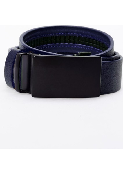 Otomatik Tokalı Deliksiz %100 Hakiki Manda Derisi Klasik Erkek Kemeri Lacivert fırsatları