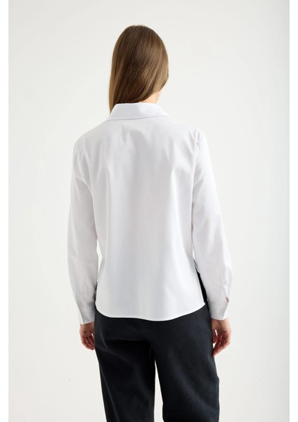 Organik Pamuklu, Dikiş Detaylı Gömlek indirimleri