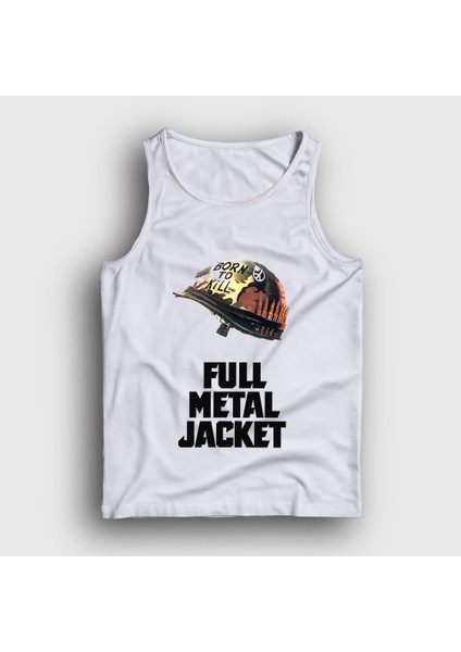 Unisex Beyaz Film Sinema Full Metal Jacket Atlet