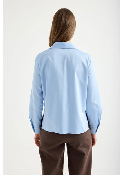 Organik Pamuklu, Dikiş Detaylı Gömlek indirimleri