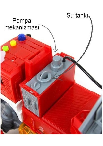 Ctoys Işıklı ve Sesli Itafaye Aracı JS109S